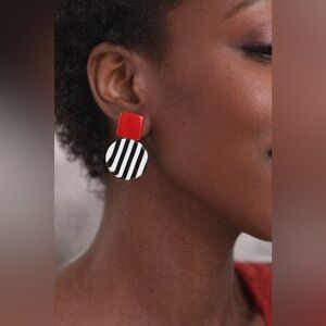 Pinstripe Earrings